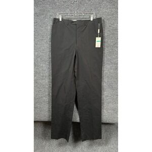 Canali Trousers Mens Size 35 Dark Grey Dress Pants Made in Italy NWT Unhemmed